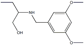 2-{[(3,5-dimethoxyphenyl)methyl]amino}butan-1-ol Struktur