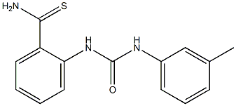 2-{[(3-methylphenyl)carbamoyl]amino}benzene-1-carbothioamide Struktur