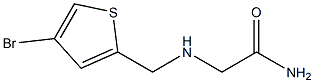 2-{[(4-bromothiophen-2-yl)methyl]amino}acetamide Struktur