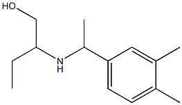 2-{[1-(3,4-dimethylphenyl)ethyl]amino}butan-1-ol Struktur