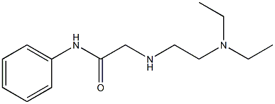 2-{[2-(diethylamino)ethyl]amino}-N-phenylacetamide Struktur