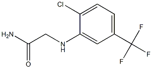 2-{[2-chloro-5-(trifluoromethyl)phenyl]amino}acetamide Struktur