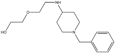 2-{2-[(1-benzylpiperidin-4-yl)amino]ethoxy}ethan-1-ol Struktur