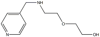 2-{2-[(pyridin-4-ylmethyl)amino]ethoxy}ethan-1-ol Struktur