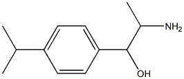 2-amino-1-[4-(propan-2-yl)phenyl]propan-1-ol Struktur