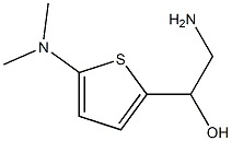 2-amino-1-[5-(dimethylamino)thien-2-yl]ethanol Struktur