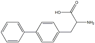 2-amino-3-(1,1'-biphenyl-4-yl)propanoic acid Struktur