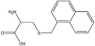 2-amino-3-[(1-naphthylmethyl)thio]propanoic acid Struktur