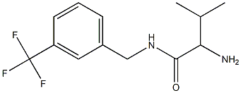 2-amino-3-methyl-N-[3-(trifluoromethyl)benzyl]butanamide Struktur