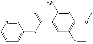 2-amino-4,5-dimethoxy-N-pyridin-3-ylbenzamide Struktur