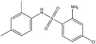 2-amino-4-chloro-N-(2,4-dimethylphenyl)benzene-1-sulfonamide Struktur