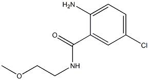 2-amino-5-chloro-N-(2-methoxyethyl)benzamide Struktur