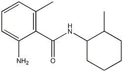 2-amino-6-methyl-N-(2-methylcyclohexyl)benzamide Struktur