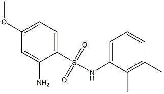 2-amino-N-(2,3-dimethylphenyl)-4-methoxybenzene-1-sulfonamide Struktur