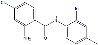 2-amino-N-(2-bromo-4-methylphenyl)-4-chlorobenzamide Struktur