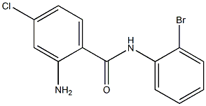 2-amino-N-(2-bromophenyl)-4-chlorobenzamide Struktur