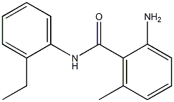 2-amino-N-(2-ethylphenyl)-6-methylbenzamide Struktur