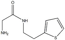 2-amino-N-(2-thien-2-ylethyl)acetamide Struktur