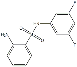 2-amino-N-(3,5-difluorophenyl)benzenesulfonamide Struktur