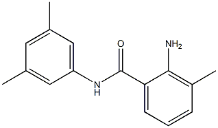 2-amino-N-(3,5-dimethylphenyl)-3-methylbenzamide Struktur