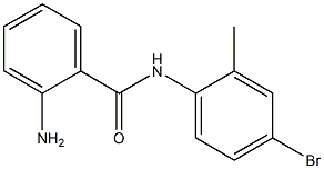 2-amino-N-(4-bromo-2-methylphenyl)benzamide Struktur