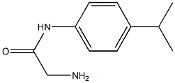 2-amino-N-(4-isopropylphenyl)acetamide Struktur