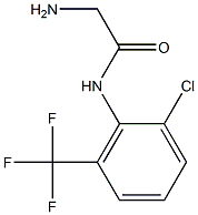 2-amino-N-[2-chloro-6-(trifluoromethyl)phenyl]acetamide Struktur