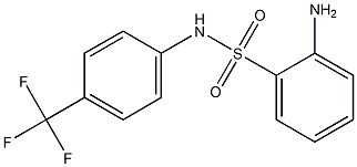 2-amino-N-[4-(trifluoromethyl)phenyl]benzene-1-sulfonamide Struktur