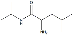 2-amino-N-isopropyl-4-methylpentanamide Struktur