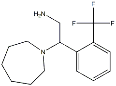 2-azepan-1-yl-2-[2-(trifluoromethyl)phenyl]ethanamine Struktur