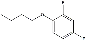 2-bromo-1-butoxy-4-fluorobenzene Struktur