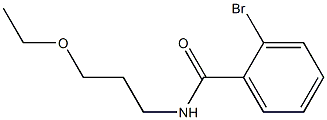 2-bromo-N-(3-ethoxypropyl)benzamide Struktur