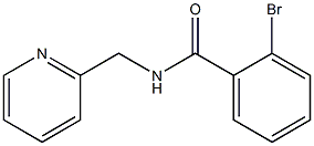 2-bromo-N-(pyridin-2-ylmethyl)benzamide Struktur