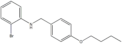 2-bromo-N-[(4-butoxyphenyl)methyl]aniline Struktur