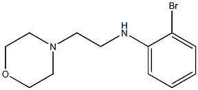 2-bromo-N-[2-(morpholin-4-yl)ethyl]aniline Struktur