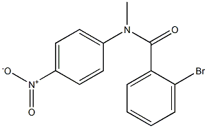 2-bromo-N-methyl-N-(4-nitrophenyl)benzamide Struktur