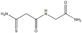 2-carbamothioyl-N-(carbamoylmethyl)acetamide Struktur