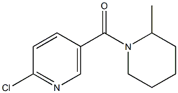 2-chloro-5-[(2-methylpiperidin-1-yl)carbonyl]pyridine Struktur