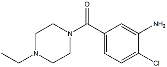 2-chloro-5-[(4-ethylpiperazin-1-yl)carbonyl]aniline Struktur