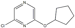 2-chloro-6-(cyclopentyloxy)pyrazine Struktur