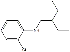 2-chloro-N-(2-ethylbutyl)aniline Struktur