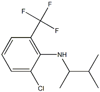 2-chloro-N-(3-methylbutan-2-yl)-6-(trifluoromethyl)aniline Struktur