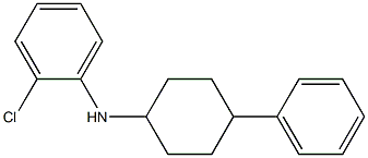 2-chloro-N-(4-phenylcyclohexyl)aniline Struktur