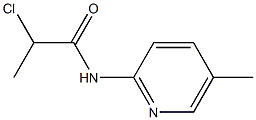 2-chloro-N-(5-methylpyridin-2-yl)propanamide Struktur