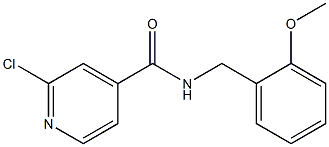 2-chloro-N-[(2-methoxyphenyl)methyl]pyridine-4-carboxamide Struktur