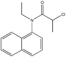 2-chloro-N-ethyl-N-(naphthalen-1-yl)propanamide Struktur