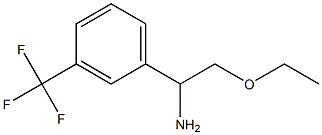 2-ethoxy-1-[3-(trifluoromethyl)phenyl]ethanamine Struktur