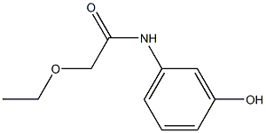 2-ethoxy-N-(3-hydroxyphenyl)acetamide Struktur