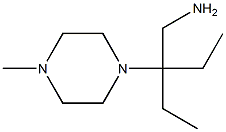 2-ethyl-2-(4-methylpiperazin-1-yl)butan-1-amine Struktur