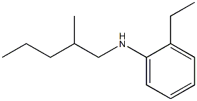 2-ethyl-N-(2-methylpentyl)aniline Struktur